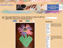 Tablet Screenshot of greatdiyprojects.com